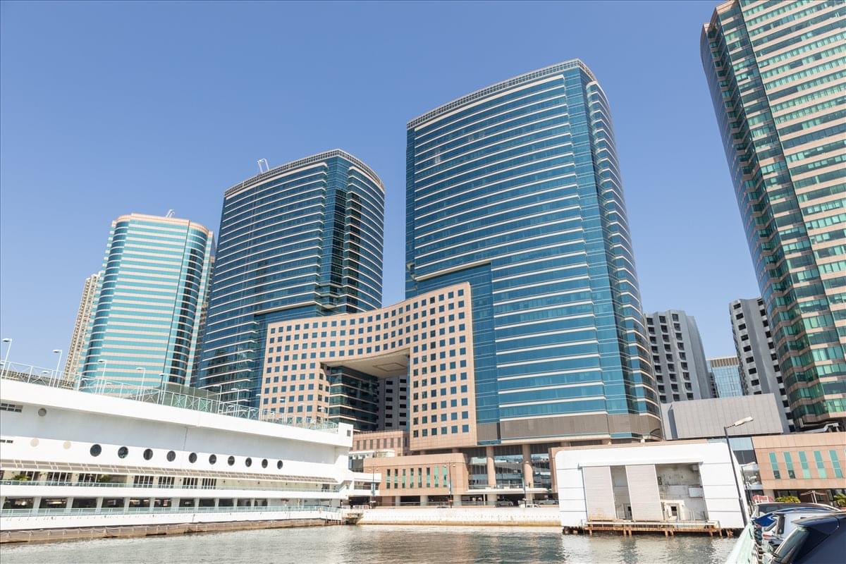 View Of Canton Road And Modern Skyscrapers At Tsim Sha Tsui, In